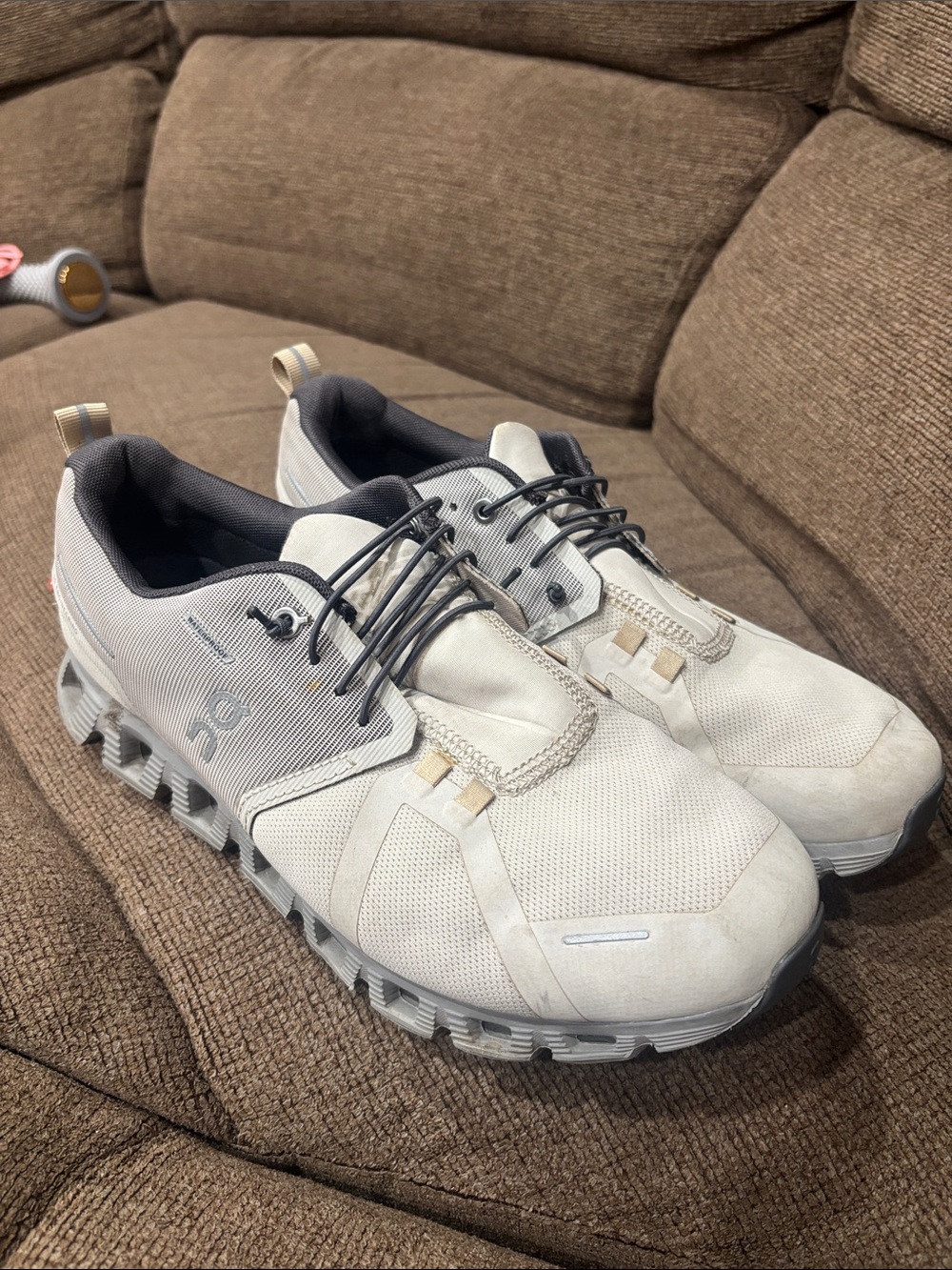 Light Gray Women's Athletic Sneakers with Cushioned Sole